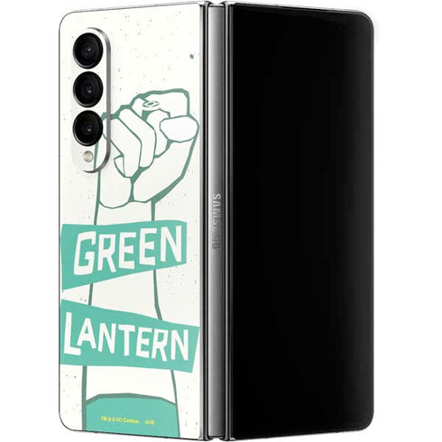 DC Comics Green Lantern Power Fist Galaxy Z Fold4 5G Skin